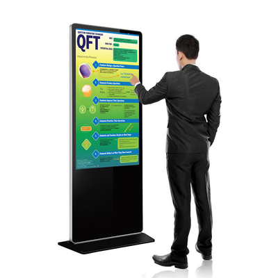 Vertikaler Touch Screen LCD, der Anzeige, Schirm der 75 Zoll-Innendigitalen beschilderung annonciert