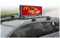 Doppeltes mit Seiten versehenes Werbungstaxi-geführtes Anzeigen-Spitzendach für Auto 4g Wifi 5mm P5