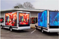 Multifunktionales mobiles Fahrzeug Van Outdoor Mobile Billboard LED für die Werbung