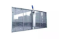P2.8 P3.91 Eisvorhang-Glas-Videowand Durchsichtige Schaufensterwerbung