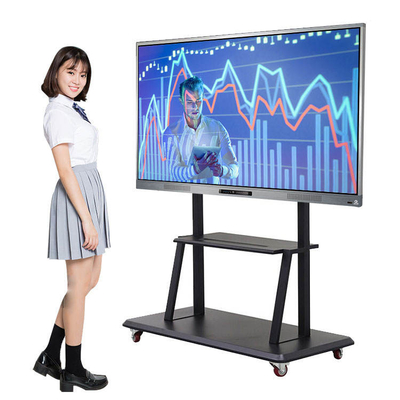 4k 65-Zoll-Bildschirm LCD wechselwirkendes Whiteboard, elektronisches Klassenzimmer-Digital-Brett