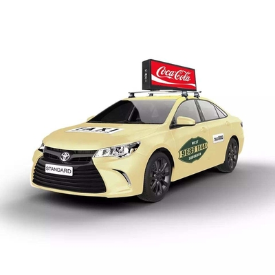 Versah geführtes Anzeigen-Spitzendoppeltes des wasserdichten Taxi-P2.5 bewegliche Medien Digital mit Seiten